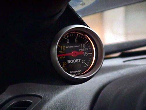 Autometer boost gauge