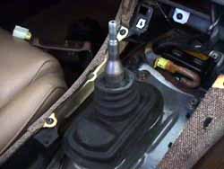 Upper shifter dust boot