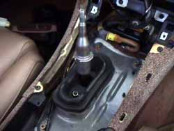 Lower shifter dust boot