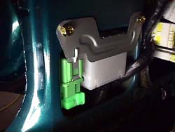 Fuel pump relay (bright green)