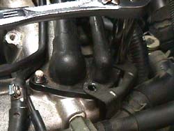 Driver side of intake balance tube