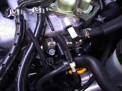 Cut idle air tube with T installed